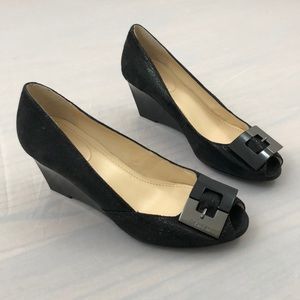 Calvin Klein Sue Open Toe Wedge Heel